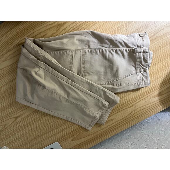 White House Black Market Pants Tan Skinny Leg Cut Cargo Pants Size 6 - Picture 16 of 16